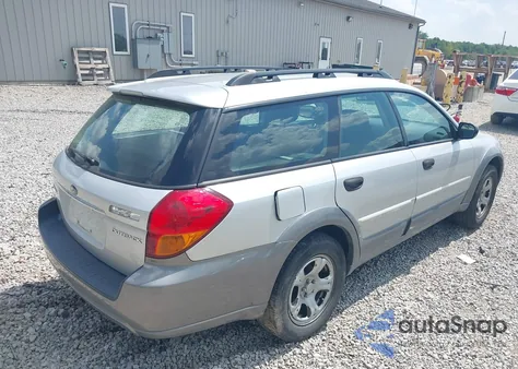 2007 Subaru Outback 2.5I Basic from USA, damaged, VIN 4S4BP61C877311110